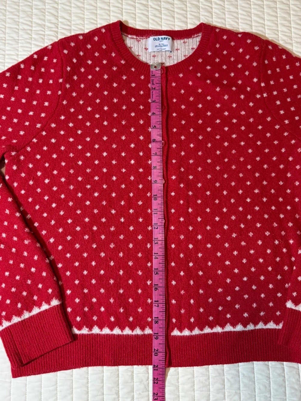 Old Navy XL Tall Red Sweater - Picture 3 of 5